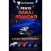Premium Penye Branda Garaj Branda Örtüsü Dayanıklı Kalın Penye Branda Otomobil Çadır Branda Mavi
