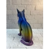 Rainbow Renkli Kedi Biblosu Dekoratif Masa Ve Raf Süsü