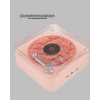 Retro Bluetooth Hoparlör Pembe