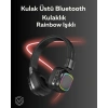 Rgb Işıklı Katlanabilir Bluetooth 5.3 Kulak Üstü Kulaklık