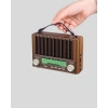 Taşınabilir Hoparlör Güneş Panelli Bluetooth Usb Sd Fm Am Sw Radyo