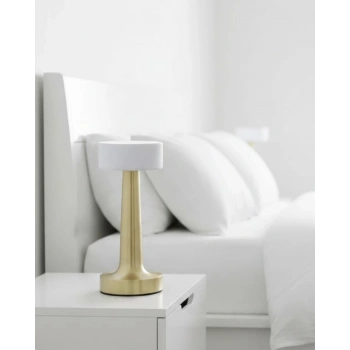 3 Renk Ayarlı Led Masa Lambası Dimmerli Modern Tasarım