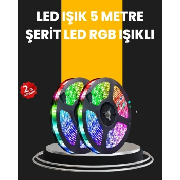 5 Metre Kumandalı Su Geçirmez Şerit Led