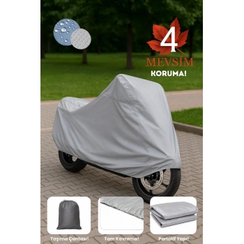 RKS Easy Pro 50 Uyumlu Motosiklet Brandası 4 Mevsim Su Geçirmez Motor Brandası