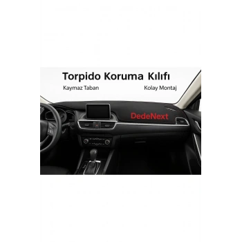 CITROEN C-ELYSEE - PEUGEOT 301 UZUNTORPİDO KORUMA KILIFI KIRMIZI KENAR
