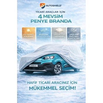 Fiat Doblo Penye Branda Garaj Branda Örtüsü Dayanıklı Kalın Penye Branda Otomobil Çadır Branda Gri