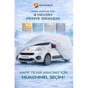 Fiat Fiorino Penye Branda Garaj Branda Örtüsü Dayanıklı Kalın Penye Branda Otomobil Çadır Branda Gri