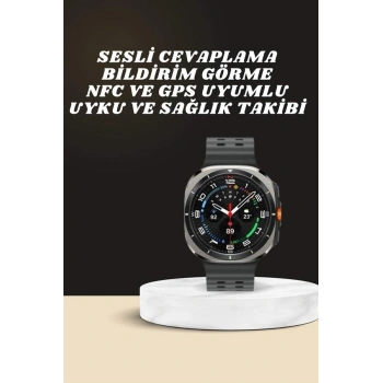 Akıllı Saat Amoled Ekran Bluetooth Bağlantılı Sağlık Takibi Gps Uyumlu