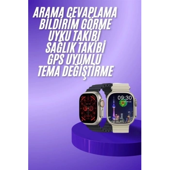 Akıllı Saat Bluetooth Bağlantılı Uyku Ve Sağlık Takibi