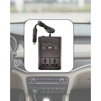 Araç Elektrik Dönüştürücü Çoklu Usb Çıkışlı 150w İnvertör