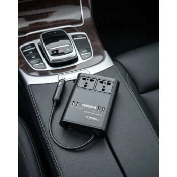 Araçta 220v Kullanım Sağlayan Usb Destekli Güç İnvertörü