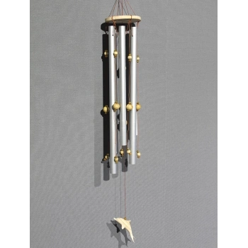 Boncuklu Metal Rüzgar Çanı 3dıarta-28