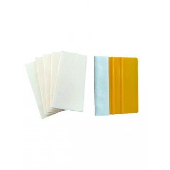 Cam Filmi çekme Uygulama Aparatı Yedek Ucu Yün Keçeli  10x5 cm 1 Adet