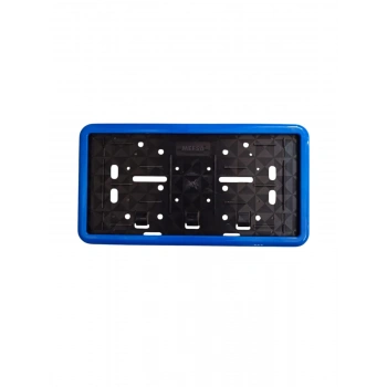 Çerçeveli Dikdörtgen Plakalık Plaka Altlığı Mavi 26X17cm 1 Adet