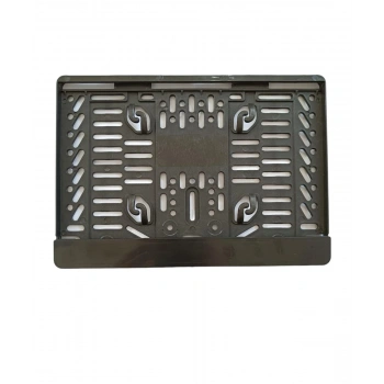 Çıtalı Kare Plastik Plakalık Motosiklet Plaka Altlığı 25x16cm