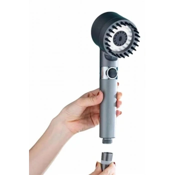 Duş Başlığı Yüksek Basınçlı Masaj Taraklı 3 Kademeli