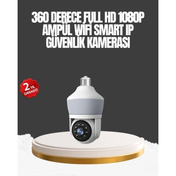 Gece Görüşlü Mobil Uygulamalı Akıllı Ampül Kamera