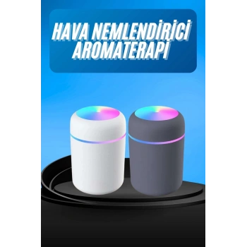 Humidifier Led Işıklı Mini Ortam Oda Kokusu Aromaterapi Buhardanlık