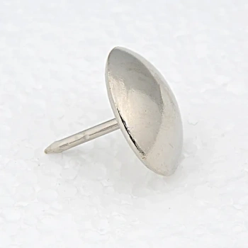 Kısa Çivili Gümüş Nikel Kabara Raptiye 6,5 Mm - 100