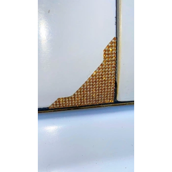 Kristal Taşlı Araba Kapı Köşe Koruyucu 2li Altın