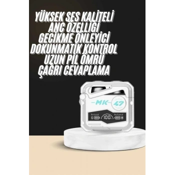 Kulaklığı Yeni Mekanik Kablosuz Kulaklık İos Android Uyumlu