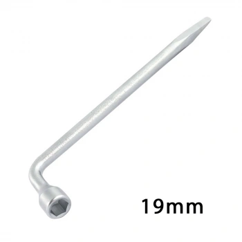 L Pipo Tip Tek Kol Çelik Bijon Anahtarı 19mm