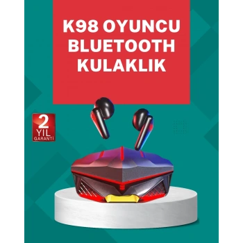 Led Işıklı Kablosuz  Kulaklık Ergonomik Tasarım