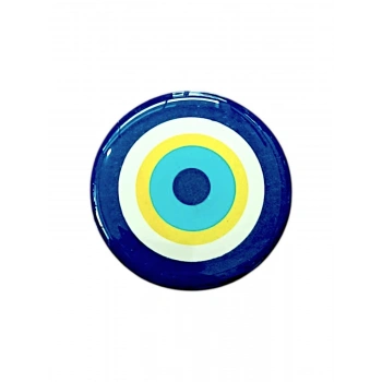 Nazar Boncuk Modeli  Yuvarlak Etiket Damla Sticker 3.5 cm