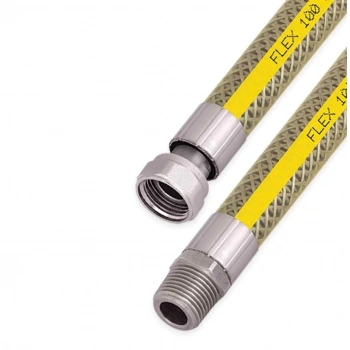 Ocak Fırın Doğalgaz Bağlantı Fleksi Extra Korumalı Hortum 2 Metre