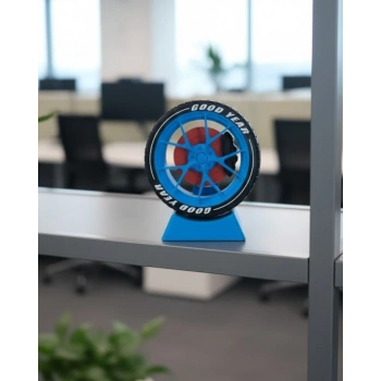 Otomobil Jant Görünümlü Masa Üstü Ofis Süsü