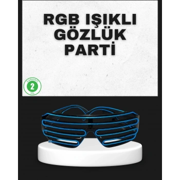 Parti Ve Organizasyonlara Özel Led Işıklı Gözlük