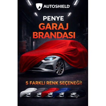 Premium Penye Branda Garaj Branda Örtüsü Dayanıklı Kalın Penye Branda Otomobil Çadır Branda Kırmızı