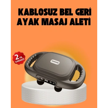 Şarjlı 6 Başlıklı Masaj Tabancası 2000 Mah Sessiz Güçlü Motor