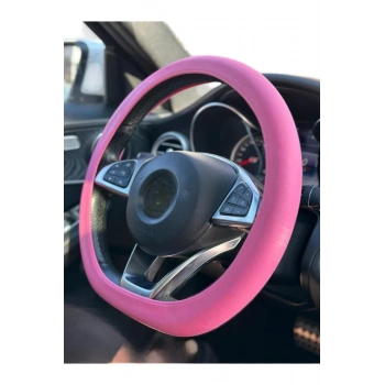 Silikon Direksiyon Kılıfı Pembe