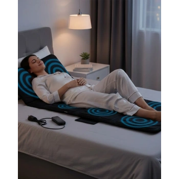 Sırt Bel Boyun Masaj Minderi Isıtmalı Titreşimli Sistem