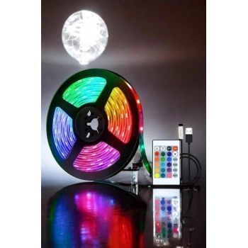 Smart Şerit Led Tv Arkası Renkli Kumandalı 10 Metre