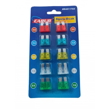 Standart Bıçak Sigorta 10lu Set