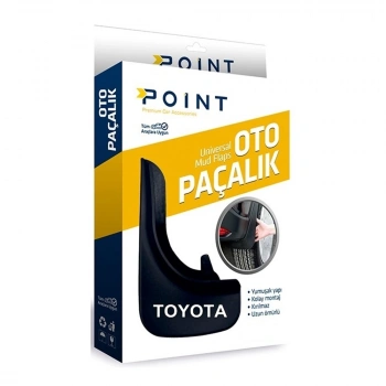 Toyota Paçalık Tozluk Çamurluk Universal Siyah 2li