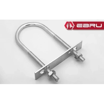 U Civata, Karşılık Demiri + Somunlu - M8x50 - 20 Set