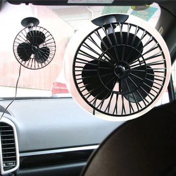 Vantuzlu Oto Vantilatör Fan Çakmaklık Giriş 12v 5 inç