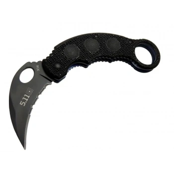 X14 5.11 Siyah Karambit Koleksiyon Çakı 16 Cm - Plastik Sap