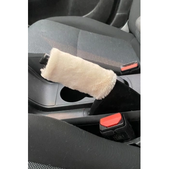 Yumuşak Peluş El Freni Süsü Bej