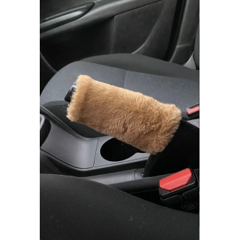 Yumuşak Peluş El Freni Süsü Kahverengi