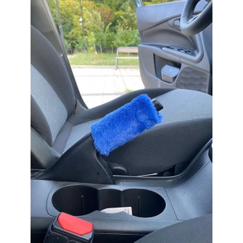 Yumuşak Peluş El Freni Süsü Mavi