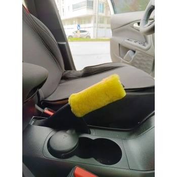 Yumuşak Peluş El Freni Süsü Sarı