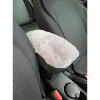 Yumuşak Peluş Kol Dayama Kolçak Minderi Gri