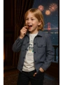 Erkek Çocuk orta kalınlıkta KAŞE Ceketli 3Lü Takım |Bir Beden Büyük Tercih Ediniz|