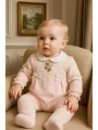 Kız Bebek %100 Pamuk Dantelli Tulum