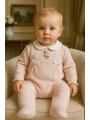 Kız Bebek %100 Pamuk Dantelli Tulum