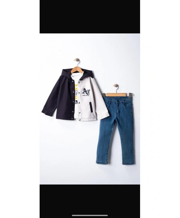 Erkek Çocuk 3 Lü bayramlık ceket pantolon thsort Takım